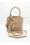 Leather-Look Multi-Compartment Hand and Shoulder Bag with Scarf Detail - 3