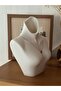 Modern Necklace Stand – Decorative Jewelry Display Bust |   Minimal Jewelry Stand - 2