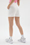 Women's High Waist Combed Cotton Mini Shorts - 8