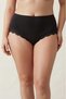 10 Pieces of Luxury 100% Cotton Plus Size Women's Panties - High Waist, Polka Dot Patterned Lace Lingerie - with Sleep Band Gift - 3