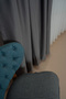 Smoked-Anthracite Blackout Non-Foldable Blackout Backlight Sun-Proof Curtain-One Piece-Projection - 3