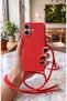 iPhone 17 Soft Silicone Velvet Phone Case with Strap, 130 cm Strap Length