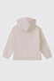 Baby Girl Ecru-Red Sweatshirt - 2