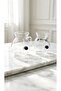 Blackberry Detailed Tea Cup Set of 2 Glass Handmade - 3