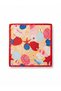 Colorful Sea Shell Patterned Red Edged Scarf Shawl Bandana - 2