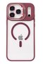 Aconcept iPhone 17 Pro Remim Lens Cover with Magsafe Stand (64207) - Burgundy - 2