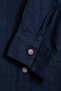 Women's Plus Size Shirt Lapel Collar Pocket Leopard Stone Long Sleeve Mom Denim Shirt - 7