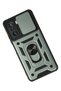 Aconcept Poco F3 Case Pars Silicone with Lens Ring (95806) - Green - 2