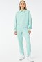 Embroidered Women's Joggers Women's Organic Cotton Sweatpants Green - 4