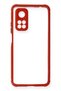 Aconcept Mi 10t Pro Case Miami Transparent Silicone (214408) - Red - 2