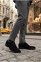 97044 Black Suede Groom Shoes Suit Shoes Men's Shoes - 6