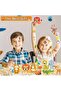 9 Pieces Animal Wood Craft Set Wooden Cutouts Animal Wood Animals Figures for Painting Crafts Wooden Shapes Discs - 2