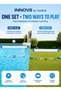 INNOV8 by Hostfull Pool Volleyball Set for Kids Ages 5+, 238 cm Floating Net with Volleyball, Hand Pump, 2 Stabilising Bags and Mesh Carry Bag for Pool, Garden & Outdoor Play - 3