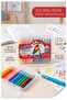 Rotating Gel Crayon 12 Colors 1 Piece Fixpoint Plastic Bag with 12 Crayon Pens Erasable Dices - 2