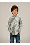 Boys Printed Cotton Casual Shirt