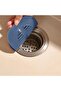 2 Pieces Sink Drain Protector with Strainer Flexible Strainer Silicone Mat - 3