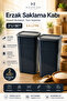 2-Piece Food Storage Container Set 3.4 Liters |   Bpa Free Kitchen Organizer with Airtight Lid Pantry Organizer Grains Rice Flour Storage Container