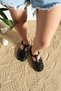 Women's Children's Sea Shoes Beach Pool Rafting Gel Look Striped Non-Slip Sole Sandals 309 - 5