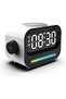 3-in-1 Alarm Clock with Wireless Charging & Bluetooth Speaker – LED Digital Clock with RGB Night Light, Large Display, Bedside Clock for Bedroom, Teens, Girls & Boys