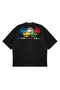Unisex Oversize Corteiz Paname 2024 Printed Boxy Fit Thick Fabric (240Gsm) T-Shirt - 2