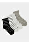 Pack of 4 - Girls Multi-Color Ankle Length Socks - 2