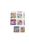 Sanrio Kuromi My Melody Set of 20 Mini Cardboard Puzzles - 5.5X5.5 cm Kawaii Puzzle with All Different Patterns - 3