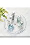 منظم مستحضرات التجميل الدوار من iDesign Rain Lazy Susan لخزانة الزينة، الحمام، وسطح المطبخ - 3
