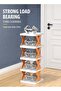 9-Tier Vertical Shoe Rack, Space-Saving Foldable Shoe Organizer, Compact Shoe Storage Tower for Entryway, Closet & Bedroom, Lightweight & Stable Design (129.5 × 26 × 24 cm) - 5