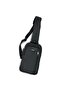 Men's Waterproof Slim Sling Crossbody Chest Backpack Daypack for Travel - Black - 3