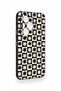 Honor 400 Pro Compatible Floral Motif Checkered Pattern Silicone Case - 3
