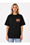 Unisex Women's Men's Crab Sticker Logo Front Design Printed Oversize Thick Fabric Relaxed Cut T-Shirt