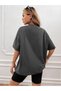 Women's Smoked Tasmania Printed Oversize T-Shirt - 2