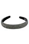 -Padded Rhinestone Headband - Multicolor - 2