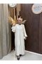Lise Linen Casual Dress |   Beige - 2