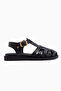 Lindy Black Caged Women's Sandals - 2