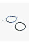 Set of 2 Beaded Bracelets - 3