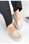 Narli Beige Patent Leather Oxford Shoes - 3