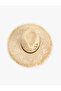 Straw Hat with Band Detail - 2