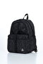 Triple Set Waterproof Primary & Secondary School Backpack with Lunch Bag & Pen Holder - Black - 5