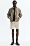 Regular Fit Cotton chino shorts - 3
