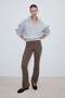 Four-way Stretch Flared Trousers