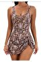 Side Tie Combined Swimsuit