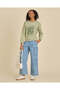 Senior Girls Blue Lyocell Cargo Pocket Jeans - 2