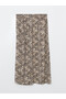 Original Elastic Waist Patterned Women's Skirt - 6