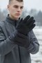 Parachute Fabric Touchscreen Plush Men's Gloves