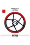 Rks Srk125 R Wheel Strip – Half Rim Covering & Srk125 R Lettering Sticker Set