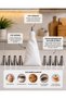 Cream Piping Bag Set 10-Piece Cake Cream Decorating Bag with Stainless Steel Tips - 2