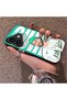 iPhone 17 Compatible Silicone Edge Hard Back Case Couple Phone Case Curry Pattern - 2