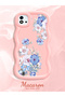 Realme C11 2021 Compatible Case Camera Protector Pink Silicone Couple Phone Case Floral Pattern - 2