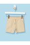 Infant Boys Beige Jacquard Collared Shirt & Shorts Set (2 Piece) - 3
